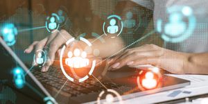 Image illustrating people working from different geographies