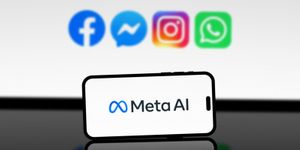 Meta AI Logo on Smartphone