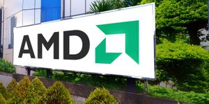 AMD Plans ZT Systems Acquisition To Challenge NVIDIA AI Ecosystem AMD Logo at Campus Building