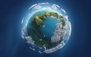 An image illustrating earth's climate