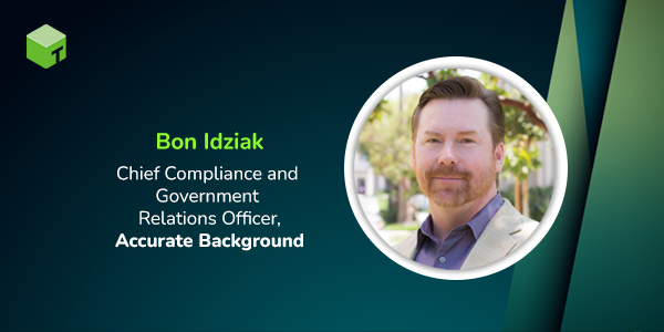 Bon Idziak Chief Compliance and Government Relations Officer at Accurate Background