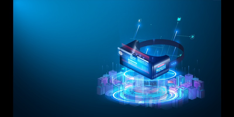 Concept Image Virtual Software Application in Computing