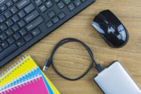 Analysis of 500 orgs reveals PC-related spending patterns: median 70 cents per PC dollar, with larger firms spending more overall.